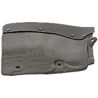 Front, Driver Side Mud Flaps, Black