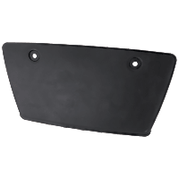 Hitch Cover - Black, Plastic, Sold individually