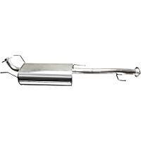 Rear Muffler, Central, Center, Aluminized, 8 Cyl 4.7L