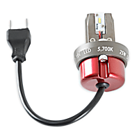 LFRB06 LED Headlight, With bulb(s), Clear Lens