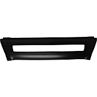 Front Bumper, Powdercoated Black, Without Fog Light Holes, Without Tow Hook Hole, Without Mounting Brackets, Base Model