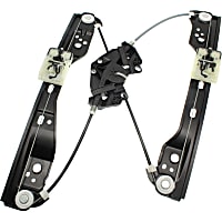 Front, Driver Side Power Window Regulator, Without Motor