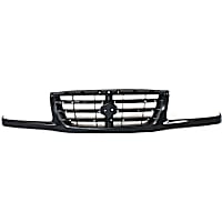 Grille Assembly, Painted Black Shell and Insert