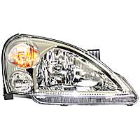 Passenger Side Headlight, without Bulb, Halogen, Clear Lens