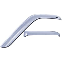 6194-8 Front and Rear, Driver and Passenger Side Window Visor, Chrome