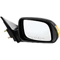 Passenger Side Mirror, Power Adjust, Non-Heated, Non-Folding, Paintable, In-housing Signal Light, No Memory, No Puddle Light, No Auto-Dimming, No Blind Spot Feature