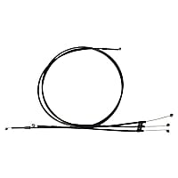C7ZZ-18518-A Direct Fit HVAC Heater Control Cable, 3 Pieces