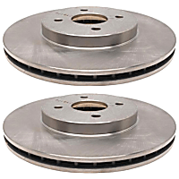 SET-AC18A1479A-2 Front Brake Disc, Plain Surface