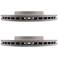 SET-AC18A82455AC-2 Front Brake Disc, Plain Surface, 5 Lugs 346.46 mm Advantage Series