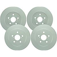 SET-BS50011484-4 Brake Disc, Plain Surface, Solid, 5 Lugs, 259 mm,, QuietCast Series