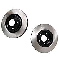 SET-CE120-42096-2 Front Brake Disc, Plain Surface, Vented, 5 Lugs, 295.91 mm, FWD, Premium Series