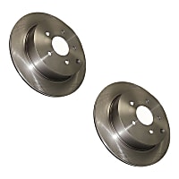 SET-CE121-62015-2 Front Brake Disc, Plain Surface, Vented, 5 Lugs 266.7 mm RWD C-Tek Series