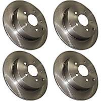 SET-CE12165069-4 Front and Rear Brake Disc, Plain Surface, Vented, 10 Lugs, 394.97 mm,, C-Tek Series