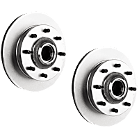 Front Brake Discs, Plain Surface, Vented