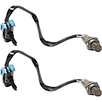 After Catalytic Converter, Driver and Passenger Side Oxygen Sensors, 4-wire