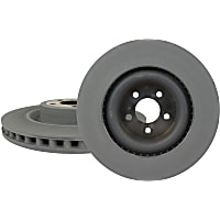 SET-MIBRRF439-2 Front Brake Disc, Plain Surface