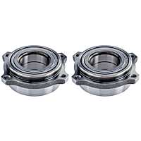 SET-MO512433-2 Rear, Driver and Passenger Side Wheel Hub, 4 Lugs, Bearing included,, Problem Solver Series