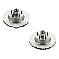 SET-P15AR8103-2 Front Brake Disc, Plain Surface, Vented, 5 Lugs Autospecialty By Powerstop