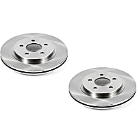 SET-P15AR8174-2 Rear Brake Disc, Plain Surface, Vented, Autospecialty By Powerstop