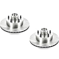 SET-P15AR8208-2 Front Brake Disc, Plain Surface, Vented, 5 Lugs Autospecialty By Powerstop