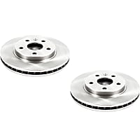 SET-P15AR82134-2 Autospecialty By Powerstop Front 2-Wheel Set OE Replacement Brake Disc, 296 mm Rotor