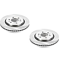 SET-P15AR85108-2 Front Brake Disc, Plain Surface, Vented, Autospecialty By Powerstop