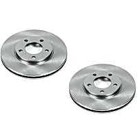 SET-P15AR8721-2 Front Brake Disc, Plain Surface, Vented, 5 Lugs Autospecialty By Powerstop