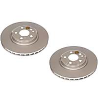 SET-P15EBR1487EVC-2 Front Brake Disc, Plain Surface, Vented, 5 Lugs,, Evolution Geomet Coated High Carbon
