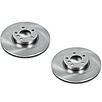 SET-P15EBR852-2 Front Brake Disc, Plain Surface, Vented, 5 Lugs,, Autospecialty By Powerstop