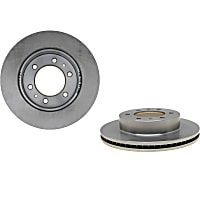 SET-RAY580357R-2 Front Brake Disc, Plain Surface, Vented, R-Line Series