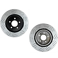SET-RAY66844PER-2 Front Brake Disc, Plain Surface, Vented, 5 Lugs Specialty Performance Series