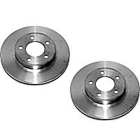 SET-RAY76721R-2 Front Brake Disc, Plain Surface, Vented, 5 Lugs, 281.94 mm,, R-Line Series