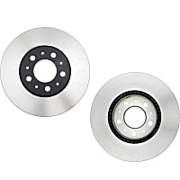 SET-RAY96516R-2 Front Brake Disc, Plain Surface, Solid, R-Line Series