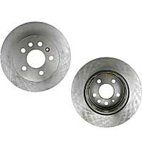 SET-RAY96758R-2 Rear Brake Disc, Plain Surface, Vented, 5 Lugs, 286 mm,, R-Line Series