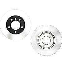 SET-RAY96780R-2 Front Brake Disc, Plain Surface, Vented, 5 Lugs, 285.75 mm,, R-Line Series