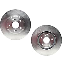 SET-RAY96795R-2 Front Brake Disc, Plain Surface, Solid, 5 Lugs 11.81 in. R-Line Series