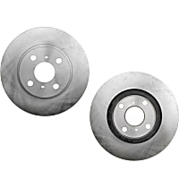 SET-RAY980201R-2 Front Brake Disc, Plain Surface, Solid, 4 Lugs 255.02 mm FWD R-Line Series