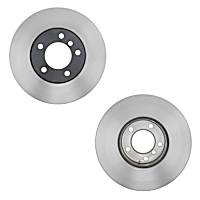 SET-RAY980654R-2 Front Brake Disc, Plain Surface, Vented, 5 Lugs,, R-Line Series