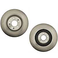 SET-RAY980883R-2 Front Brake Disc, Plain Surface, Vented, 5 Lugs, 344.93 mm,, R-Line Series