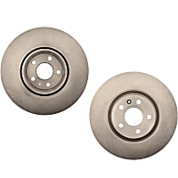 SET-RAY982272R-2 Front Brake Disc, Plain Surface, Vented, 5 Lugs 196 mm ID, 322 mm OD R-Line Series