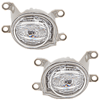 Front, Driver and Passenger Side Fog Lights, With Bulb(s), LED, CAPA CERTIFIED