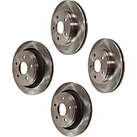 Front and Rear Brake Disc, Plain Surface, Vented, 5 Lugs Pro-Line Series