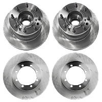 Front and Rear Brake Disc, Plain Surface, Vented, 8 Lugs 13.03 in. - Front; 12.9 in. - Rear Pro-Line Series