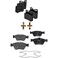 Front and Rear Brake Pad Sets, Organic, Pro-Line Series