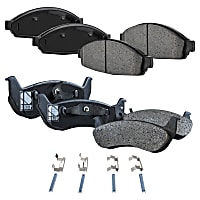 Front and Rear Brake Pad Set, Ceramic, Pro-Line Series