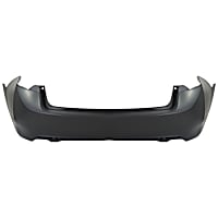 0012A-89Q-0 Rear Primed Bumper Cover, White Glove Premium Unfolded Delivery,  Sedan, CAPA Certified