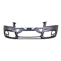 0028-87Q-0 Front Primed Bumper Cover, White Glove Premium Unfolded Delivery, CAPA Certified