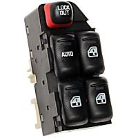 DS-1449 Front, Driver Side Standard OE Replacement Window Switch Black