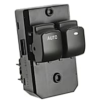 DS-2146 Front or Rear, Driver Side Window Switch, Black, 2 Buttons