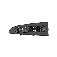 DWS-1081 Front, Driver Side Standard OE Replacement Window Switch Black